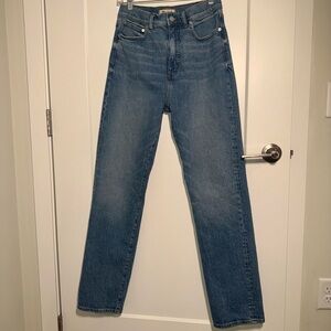 Madewell 90’s Straight Classic Blue Denim Jeans